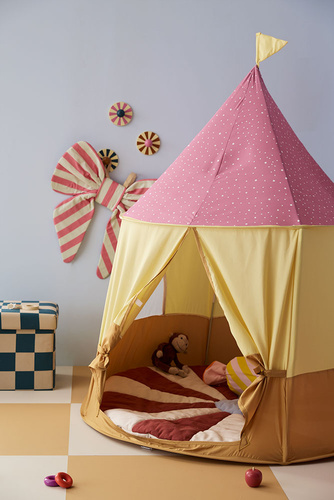 Kid's Concept - Mata do zabawy Circus, czerwona