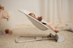 BABYBJORN - leżaczek BLISS WOVEN/JERSEY Tri Fabric, Jasny Beż