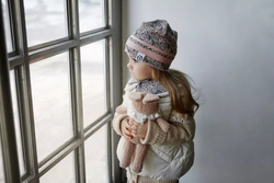 Elodie Details - Czapka -Blue Garden- 0-6 m-cy [OUTLET]