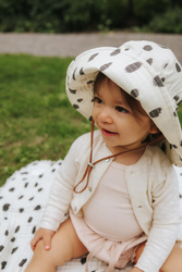 Elodie Details - Kapelusz przeciwsłoneczny - 2-3 lata, dalmatian dots grande