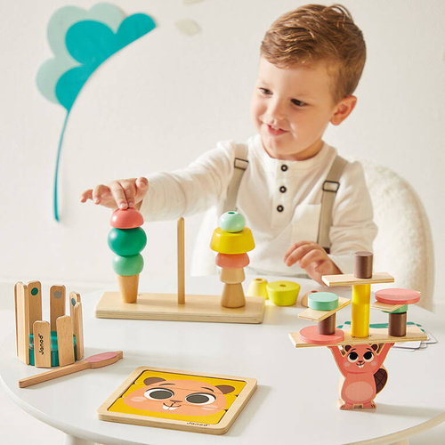 Janod - Zestaw zabawek edukacyjnych Box 36 m-cy