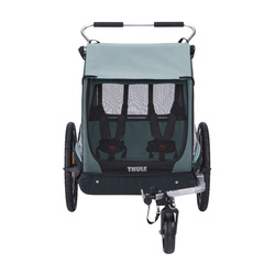 Thule Coaster XT - przyczepka rowerowa - podwójna, jasnoniebieska