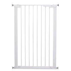 DogSpace - Bonnie – bardzo wysoka, rozporowa bramka dla psa, biała (73.5-79.6cm)