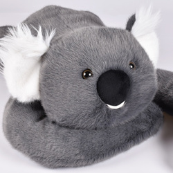 HISTOIRE D'OURS - obciążeniowy pluszowy koala Podcoll, 75 cm, ciemny szary
