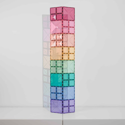 CONNETIX - Klocki magnetyczne Pastel Square Pack - 40 el.