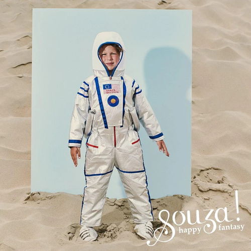 Souza! - Kostium kombinezon astronauty srebrny 3-4 lata