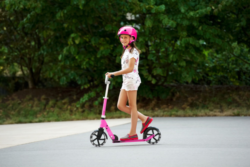 MICRO - hulajnoga dwukołowa dla dzieci Cruiser LED, pink