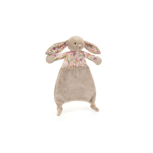 Jellycat - Króliczek z Kwiecistymi Uszami „Petal” Szmatka Przytulanka, Beżowa 28 cm