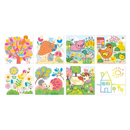 Multizestaw kreatywny 3-latka My arts & crafts 3+, Janod