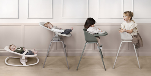 Elodie Details - Baza do leżaczka dla noworodka Newborn Seat GRACE, Powder Pink