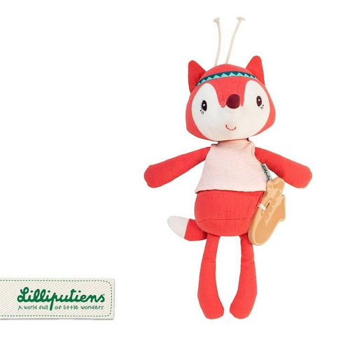 LILLIPUTIENS - Przytulanka z pozytywką Lisiczka Alice 0 m+ ECO