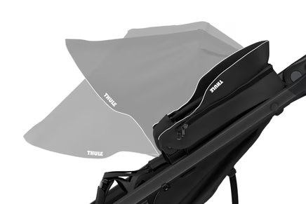 Wózek Thule Urban Glide 4-wheel - Black on Black + gondola - ZESTAW