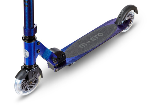 MICRO - hulajnoga dwukołowa dla dzieci od 5 lat Sprite LED, pearl blue purple
