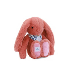 DOUDOU ET COMPAGNIE - pluszowy królik Lapin Fleurette, 25 cm, terakota