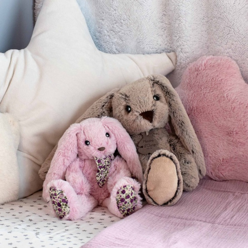 HISTOIRE D'OURS - pluszowy królik, 40 cm, beżowy