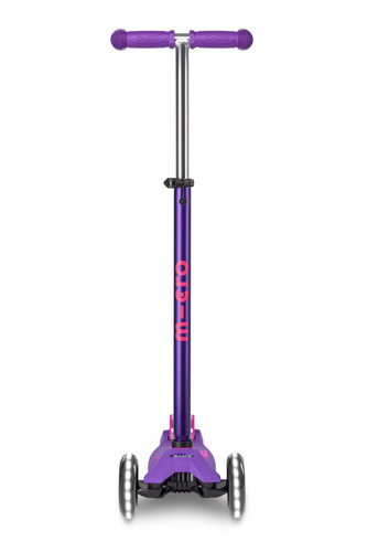 MICRO - hulajnoga trójkołowa Maxi Deluxe LED, purple