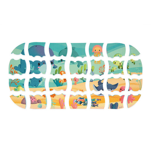 Puzzle do kąpieli Ocean 28 elementów 3+, Janod