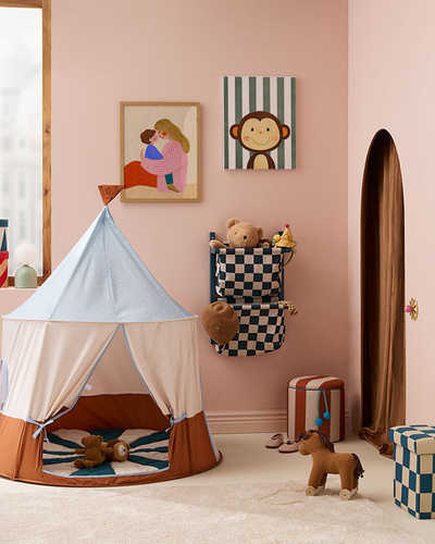 Kid's Concept - Namiot do zabawy Circus, niebieski